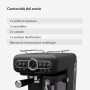 Klarstein Cafetera Expresso Automatica con Espumador de Leche, Cafetera Espresso 1.2 l. Cafeteras, Pequeña de Acero Inoxidable