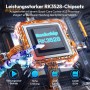 Android TV Box 13.0, Android Box 4K 2025 4GB RAM 64GB ROM RK3528 Quad-Core TV Box Android WiFi 6 4K 6K 8K Soporta H.265 HDR10 3D