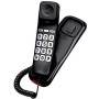Daewoo Teléfono Gondola DTC-160 | Teléfono Fijo Sobremesa y Pared | Teclas Grandes | Pantalla LCD Retroiluminada | Teléfono Fijo
