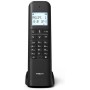 Philips M4701B/12 - Teléfono Fijo Inalámbrico DECT, Pantalla 4'6 cm, Pantalla LCD, Retroiluminación, Agenda 50 Números, Manos