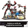 LEGO Marvel Gran Batalla de Capitán América: Civil War, Juguete de Superhéroes con Quinjet y 8 Minifiguras Inc. Capitán América,