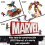 LEGO Marvel Gran Batalla de Capitán América: Civil War, Juguete de Superhéroes con Quinjet y 8 Minifiguras Inc. Capitán América,