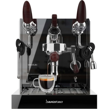 Cecotec Cafetera Express Barista Baristeo Intima, Cafetera Espresso Barista Profesional, Sistema de Pre-Infusión, Bomba de 15