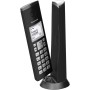 Panasonic KX-TGK210SPB Teléfono Inalámbrico Digital, Unidad Base y Auricular Único, Altavoz Manos Libres, LCD Blanco, Bloqueo de