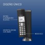 Panasonic KX-TGK210SPB Teléfono Inalámbrico Digital, Unidad Base y Auricular Único, Altavoz Manos Libres, LCD Blanco, Bloqueo de