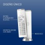 Panasonic KX-TGK210SPB Teléfono Inalámbrico Digital, Unidad Base y Auricular Único, Altavoz Manos Libres, LCD Blanco, Bloqueo de