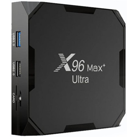 Android 11.0 TV Box 4GB RAM 64GB ROM X96max+Ultra Smart TV Box S905X4 Quad-Core 8K/1000M LAN/1080P/USB 3.0/H.265/WIFI 2.4G/5G BT