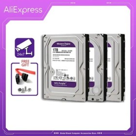 Disco duro interno de vigilancia WD Purple 4TB 3,5 "64M caché SATA III