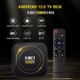 Android 12.0 TV Box, HK1 RBOX 4GB RAM 64GB ROM H618 Quad-Core 64bit CPU Soporte WiFi 6 Dual 2.4G/5.8GHz Ethernet BT4.2 4K 6K