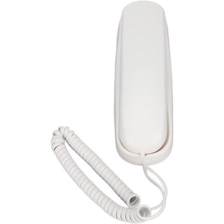 Teléfono con Cable, Teléfono Fijo de Pared FSK DTMF Función de Dual Teléfono Residencial Función de Pausa Silenciar Teléfono