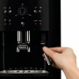 Krups Arábica Cafetera Espresso Automática, 1450 W, 1.7 litros, Acero Inoxidable, Negro