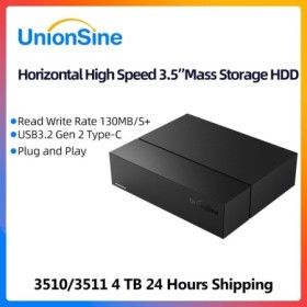UnionSine 4TB 3,5" USB 3.2Gen 2 Disco duro externo 7200RPM Almacenamie