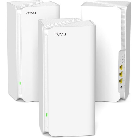 Tenda Nova AXE5700 MX21 Pro 1-Pack, Wi-Fi 6E Mesh Sistemas para Toda la Casa, Wi-Fi 6 Mesh Cobertura hasta 120㎡, 3 Puertos