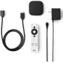 ONN Dispositivo de transmisión Android TV 4K UHD con control remoto de voz Google Assistant y cable HDMI de alta velocidad