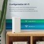 Tenda Nova AXE5700 MX21 Pro 1-Pack, Wi-Fi 6E Mesh Sistemas para Toda la Casa, Wi-Fi 6 Mesh Cobertura hasta 120㎡, 3 Puertos