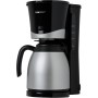 Clatronic Cafetera para 8-10 tazas de café de filtro, con jarra térmica, sistema antigoteo y desconexión automática, filtro