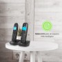 SPC Air Pro Dúo – Teléfono Fijo inalámbrico DÚO con Pantalla iluminada, identificador de Llamadas, Manos Libres, Modo Mute,