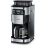 SEVERIN - Cafetera de goteo con molinillo para 10 tazas, Cafetera de filtro / Cafetera americana con jarra de cristal de 1l,