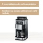 SEVERIN - Cafetera de goteo con molinillo para 10 tazas, Cafetera de filtro / Cafetera americana con jarra de cristal de 1l,