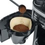 SEVERIN - Cafetera de goteo con molinillo para 10 tazas, Cafetera de filtro / Cafetera americana con jarra de cristal de 1l,