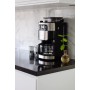 SEVERIN - Cafetera de goteo con molinillo para 10 tazas, Cafetera de filtro / Cafetera americana con jarra de cristal de 1l,