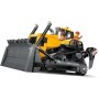 LEGO City Buldócer Amarillo - Vehículo de Obra de Juguete para Construir - 3 Minifiguras, Walkie-Talkie, Herramientas y Señales