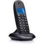 Motorola Voice - C1002GW Teléfono Fijo DECT Inalámbrico con Intercomunicador y Transferencia de Llamadas, Pantalla LED