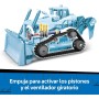 LEGO City Buldócer Amarillo - Vehículo de Obra de Juguete para Construir - 3 Minifiguras, Walkie-Talkie, Herramientas y Señales