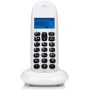 Motorola Voice - C1002GW Teléfono Fijo DECT Inalámbrico con Intercomunicador y Transferencia de Llamadas, Pantalla LED