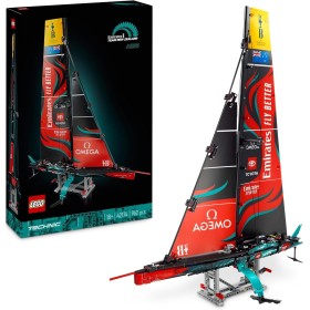 LEGO Technic Yate Emirates Team New Zealand AC75 Kit de construcción, Maqueta para Adultos de Barco Velero Amantes de la Vela,