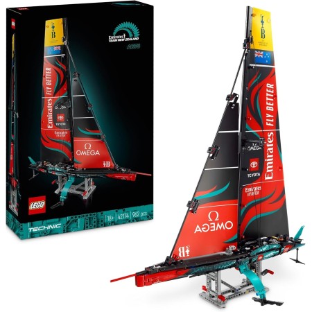 LEGO Technic Yate Emirates Team New Zealand AC75 Kit de construcción, Maqueta para Adultos de Barco Velero Amantes de la Vela,