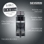 SEVERIN FILKA, cafetera de filtro totalmente automática, cafetera de filtro 5 en 1 con pantalla LED, molinillo, con jarra de