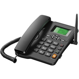 Sunydog Teléfono con Tarjeta Sim Gsm,Teléfono Inalámbrico Soporte para Teléfono de Escritorio Gsm 850/900/1800/1900 Mhz Tarjeta