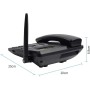 Sunydog Teléfono con Tarjeta Sim Gsm,Teléfono Inalámbrico Soporte para Teléfono de Escritorio Gsm 850/900/1800/1900 Mhz Tarjeta