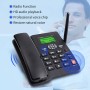 Sunydog Teléfono con Tarjeta Sim Gsm,Teléfono Inalámbrico Soporte para Teléfono de Escritorio Gsm 850/900/1800/1900 Mhz Tarjeta