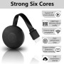 Dongle HDMI inalámbrico 1GHz, 1080P receptor de pantalla WiFi adaptador de pantalla HDMI para Android iOS Windows Mac Streaming