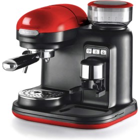 Ariete Moderna Cafetera Expreso 15 Bares 1080W Rojo/Negro