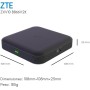 Caja Android TV ZTE 4K Android TV 10 | WiFi | Bluetooth 5.0 | Compatible con Control por Voz Google Assistance | Compatible con