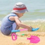 Fadcaer 4 piezas Pala de playa para niños, pala de nieve para niños, juguetes de arena de playa, manipular juguetes para playa