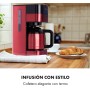 KLARSTEIN Cafetera Goteo 10 Tazas con Capacidad de 1.2L, Cafeteras Pequeñas Filtro 800W, Cafetera Americana Café Molido con