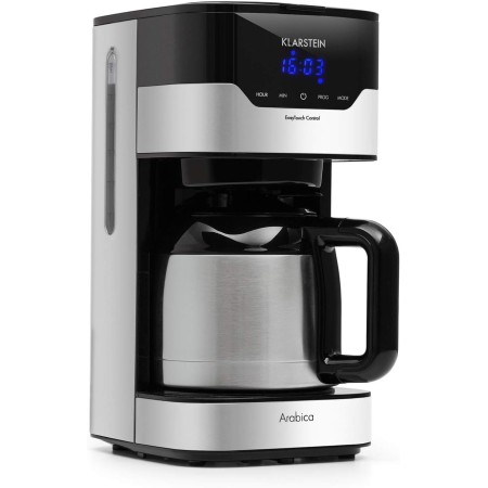 KLARSTEIN Cafetera Goteo 10 Tazas con Capacidad de 1.2L, Cafeteras Pequeñas Filtro 800W, Cafetera Americana Café Molido con