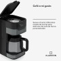 KLARSTEIN Cafetera Goteo 10 Tazas con Capacidad de 1.2L, Cafeteras Pequeñas Filtro 800W, Cafetera Americana Café Molido con