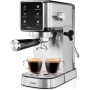 Ufesa Varese Cafetera Compacta Espresso y Capuccino, 1050W, Vaporizador Orientable, 20 Bares, 1 o 2 Cafés, Depósito 1.5L,