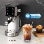Ufesa Varese Cafetera Compacta Espresso y Capuccino, 1050W, Vaporizador Orientable, 20 Bares, 1 o 2 Cafés, Depósito 1.5L,