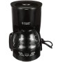Russell Hobbs Cafetera de Goteo Textures Plus - 10 Tazas, Capacidad de 1,25L, Soporte de Filtro Extraíble, Tecnología de Rociado