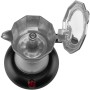 Orbegozo KFE 660, Cafetera italilana eléctrica, 480 W, 3/6 tazas, apagado automático, base con rotación, tapadera con ventana,