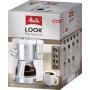Melitta Look V Perfection 1025-06, Cafetera Goteo, AromaSelector, Moderna, Jarra de Vidrio, Depósito de Agua Extraíble,