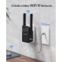 BrosTrend AX3000 Punto de Acceso WiFi 6, Access Point Gigabit Inalámbrico de Doble Banda 5GHz 2402Mbps y 2.4GHz 574Mbps, WiFi Ap