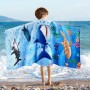 WERNNSAI Toalla de Playa de Flamenco - Tropical Hawaii Suministros para la Fiesta 76 x 152cm Manta de Playa de Microfibra Regalo