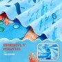 WERNNSAI Toalla de Playa de Flamenco - Tropical Hawaii Suministros para la Fiesta 76 x 152cm Manta de Playa de Microfibra Regalo